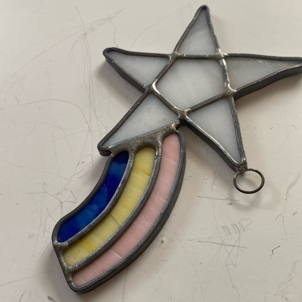 Stained Glass Star Ornament